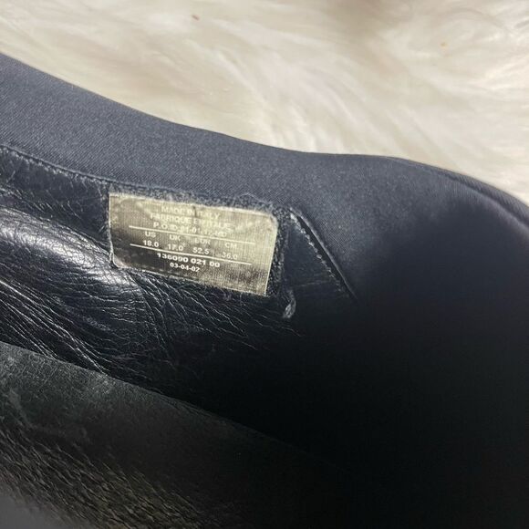 Jordan Two3 Cavvy Mens SZ 18 US Black leather & beige textile Slip-on Loafers - Picture 8 of 11